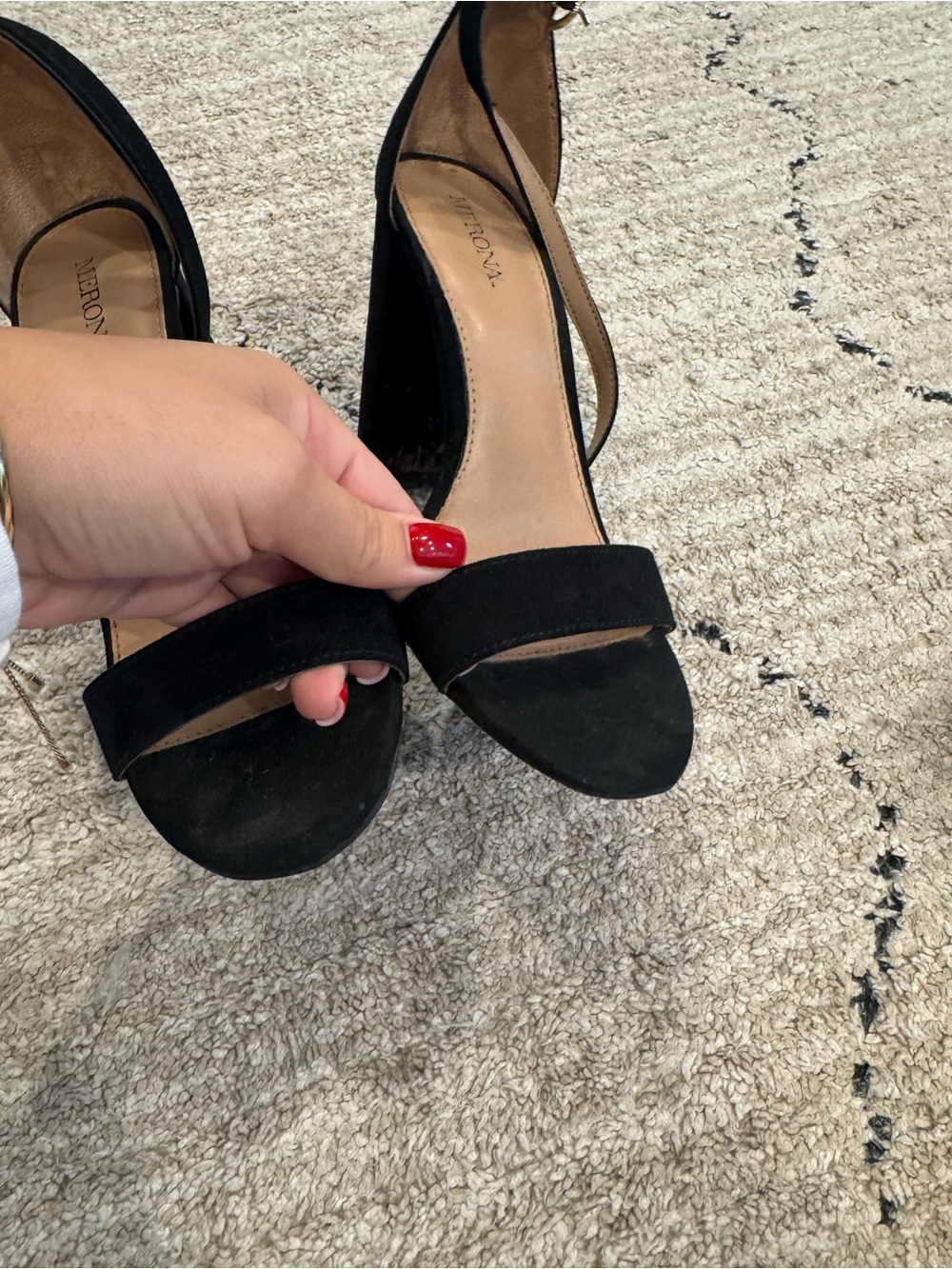 Merona black heels - Picture 5 of 5